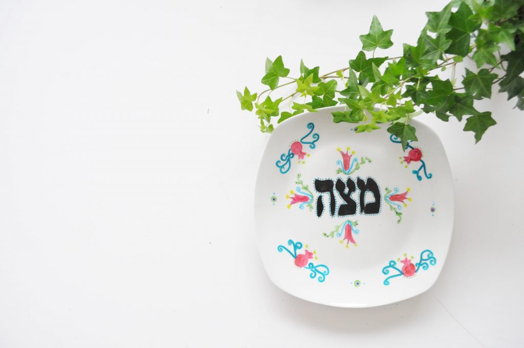 ציור על צלחות
